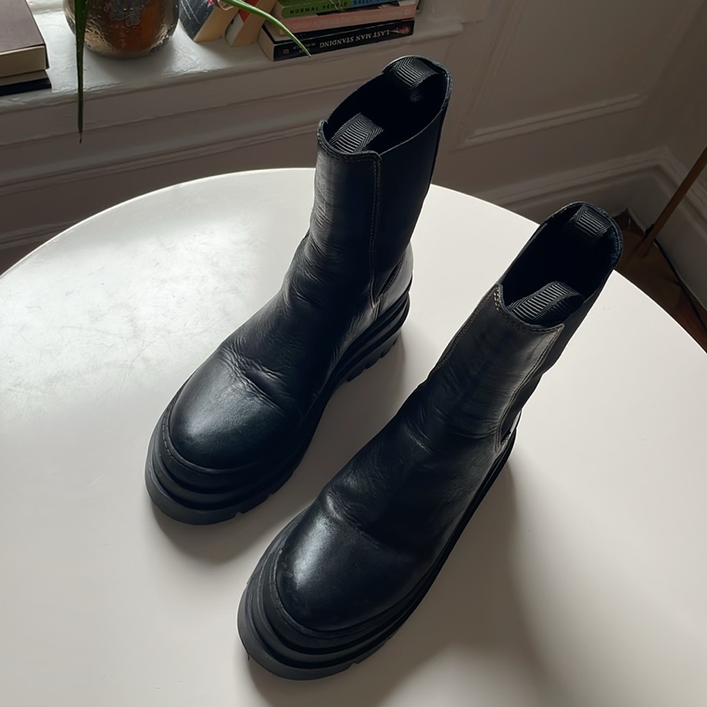 Loeffler Randall Carlota boot black leather